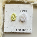 Shapes Small Easter Theme Polymer Clay  Cutter for Making Earrings, Easter Egg Rabbit Shape crucifix Soft pottery jewelry making