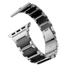 For apple watch band series 7 6 5 4 se 45mm 44mm 41mm 40mm strap ceramic Stainless steel bracelet for iwatch 3 42mm 48mm bands