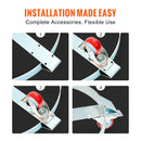 SucceBuy 1250lbs Drum Dolly Cart 55 Gallon Caddy Barrel Dolly Hand Truck with 5 Swivel Casters Wheel for Warehouse Drum Handling