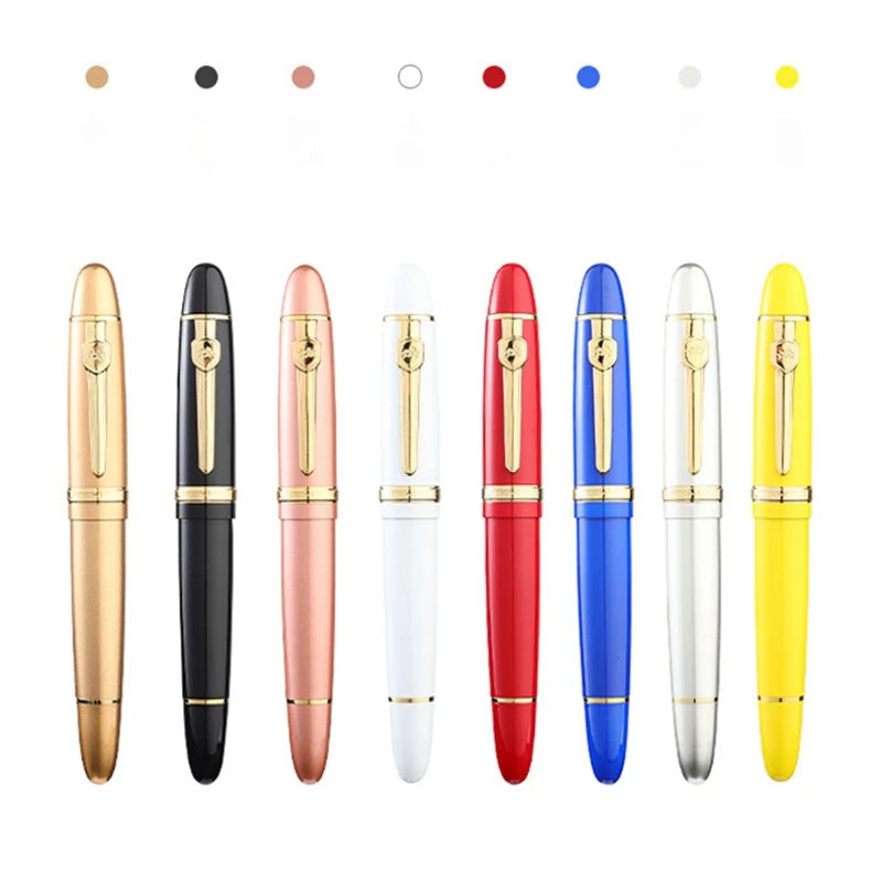 Jinhao Luxury 159 Fountain Pen High Quality Metal Inking Pens for Office Supplies School Supplies Stationery Pens for Writing