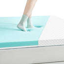 ROYGBIV Mattress Topper with H2/H3 Hardness Gel Topper for Comfort and Pressure Relief, bed Topper 7 cm Height, Versatile
