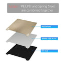 Double Side PET PEI PEO Spring Steel Sheet Magnetic Build Plate 235/310mm Heated Bed For Ender 3 S1/S1 Pro/Creality K1/K1 Max