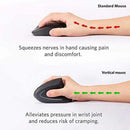 2.4G Wireless Mouse Vertical Gaming Mouse USB Computer Mice Ergonomic Desktop Upright Mouse 1600DPI for PC Laptop Office Home