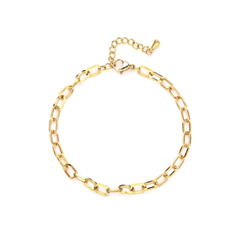 Multiple Styles Cross Chain Fashion Jewelry Unisex Daily gifts Waterproof Durable Non Fading Metal Stainless Steel Bracelets