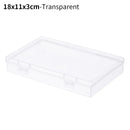 8Styles Plastic Storage Box Small Square Clear Black Box For Jewelry Diamond Embroidery Craft Bead Pill Home Storage Supply