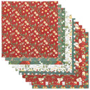 10 Sheets Christmas Printing Quilting Cloth Sheets Patchwork DIY Craft Cotton Sewing Fabrics Sheets