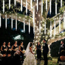 Navidad Meteor Shower LED String Fairy Lights Christmas Tree Decorations Outdoor Wedding Garden Decor 2023 New Year Street Light
