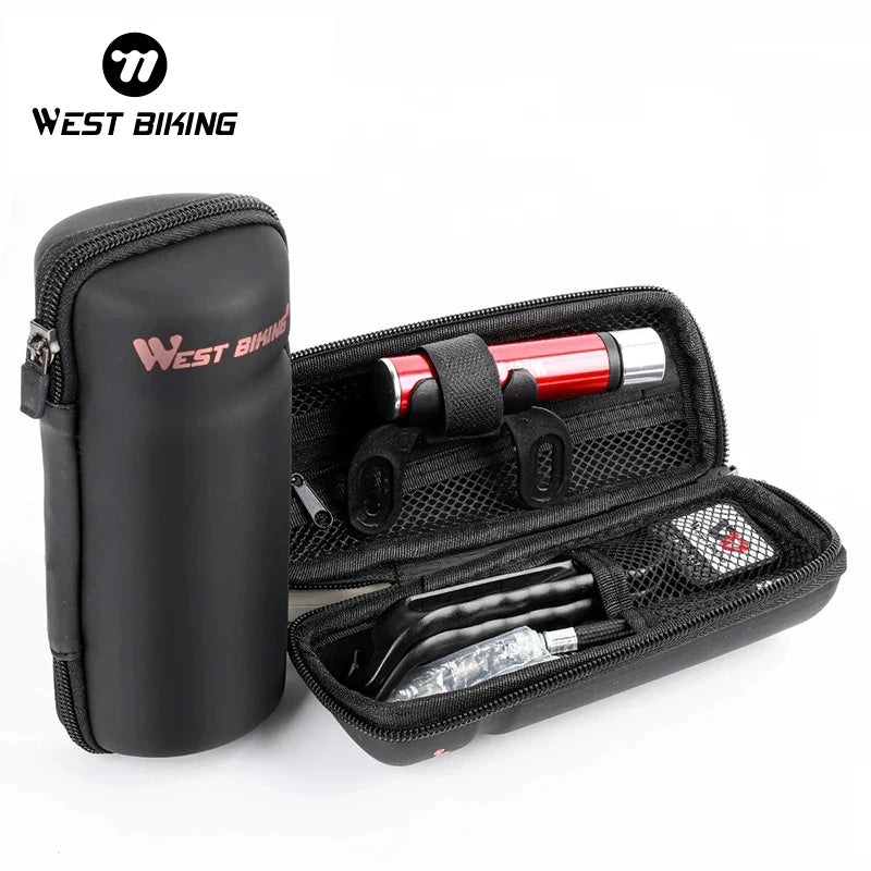 WEST BIKING Cycling Tools Capsule Apply Bottle Cage Storage Boxes Outdoor Can Store Keys Repair Tools Kit Set Glasses Bike Tools