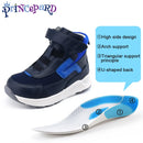 Boys Orthopedic Shoes Kids High Back Ankle Support Casual Sneakers Winter Spring Leather Correction Footwear for Foot Care