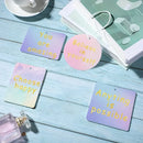 DIY Sublimation Air Fresheners Blanks: 4 Styles Felt Sheets 10/50pcs Packaging Bags and Ropes for Car Interior Decor