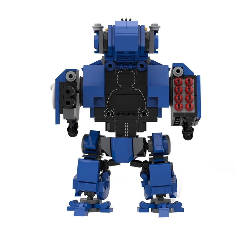 MOC Popular Game 40 K Ballistus Dreadnought Battle Robot Building Blocks High-Tech Mecha Warrior Bricks Toy Casual Ornament Gift