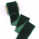 1m/roll Flocking Hand Teared Velvet Ribbon DIY Cake Gift Decoration Wedding Invitation Bracelet Flower Hand Teared Velvet Ribbon