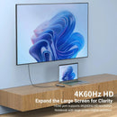 8 in 1 USB-C Hub&M.2 SSD Enclosure Support NVME&SATA ,With 4K HD,PD 100W,USB 3.0, RJ45 1000M,SD/TF Reader for Laptops Mac HP