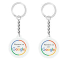 Google Review NFC Epoxy Tag NFC Key Tag Proximity 13.56MHz RFID  Keychain for Increase Google Reviews
