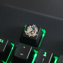 1pc Zinc Aluminium Alloy Key Cap Mechanical Keyboard keycap for LOL DOTA 2 OW R4 Height Stereoscopic relief