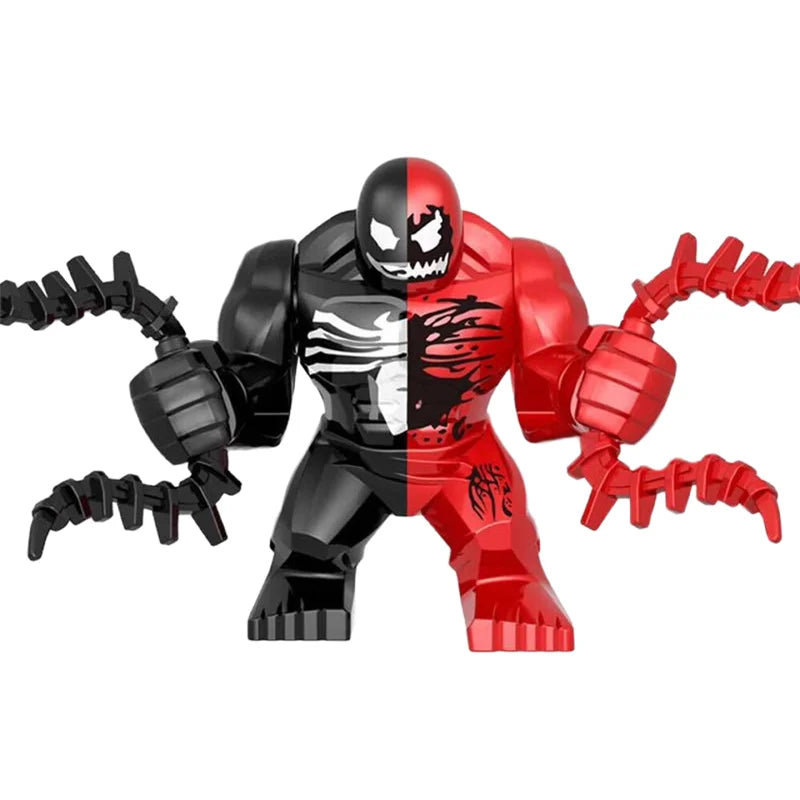 Disney Building Blocks Mini Model Figures Big Goblin Spiderman Iron Man Venom Captain Hawk Deadpool Technic Armor City Gift Toys