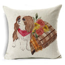 Thanksgiving Pumpkin Plant Pillowcases Linen Decor Throw Cushion Cover For Car Sofa Pillowcase Outdoor Garden Home Decoration