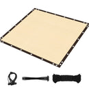 Shade Cloth 90% Sun Shade Fabric Privacy Screen Shade Cover with Grommets Patio Canopy Shade Net for Garden Outdoor Pergola