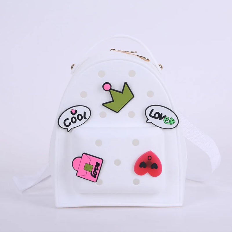 Sandproof Summer Hole Beach Bag DIY EVA Bogg Backpack Shouldbag Portable Travel Storage Bag Gif for Kids