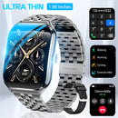 2025 New Ultra-Thin Curved Screen Smart Watch For Men Women 1.96" Amoled Pixel Display Bluetooth Call Smartwatch IP68 For Huawei