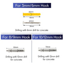 Stainless Steel 304 Fixed Pad Eye Plate Deck Door Buckle Staple Ring Wall Hook U-Shaped Ceiling Mount Hanger