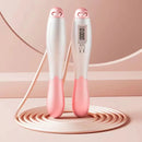 1 set of steel wire rope counting skipping rope cordless weight-bearing skipping rope weight loss fitness equipment sports equip