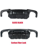 For Bmw F10 F11 CS Style Rear Diffuser Bumper Lip Carbon Fiber Look Auto Body Kit 2011 2012 2013 2014 2015 2016 Rear Bumper
