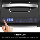TopStrong 8 in 1 6L Capacity Touch Control Electric Hot Air Fryer Grill
