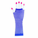 1 Pair Sexy Women Party Neon Fishnet Fingerless Long Gloves Sun Protection Sleeves Mesh Lace Thin Gloves Summer Arm Warmer