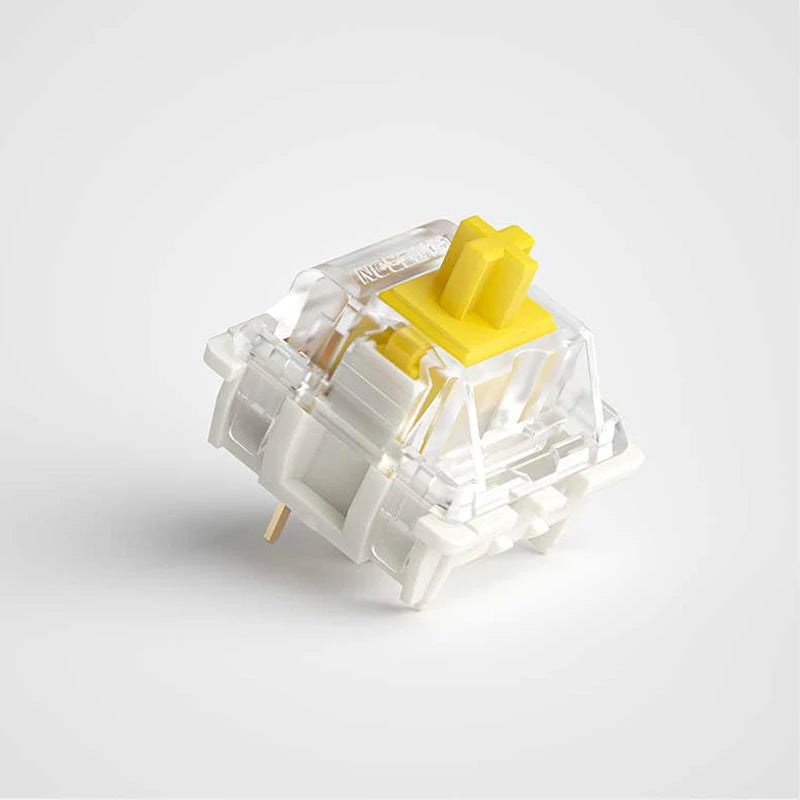 JYBMAK Gateron Pro Yellow Switch Linear Handle Operating Pressure 50gf Mechanical Keyboard accessories 3PIN