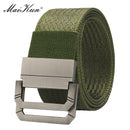 Maikun Nylon Belts For Men Army Tactical Men's Belt Double Rappelling Buckle
