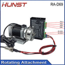 Hunst D69 CNC Router Laser Marking Machine Rotary Axis Chuck for Ring Bracelet  Jewelry Engraving Auto Lock Rotary Attachment