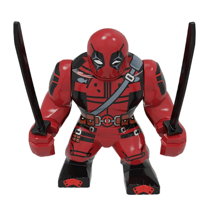 Disney Building Blocks Mini Model Figures Big Goblin Spiderman Iron Man Venom Captain Hawk Deadpool Technic Armor City Gift Toys