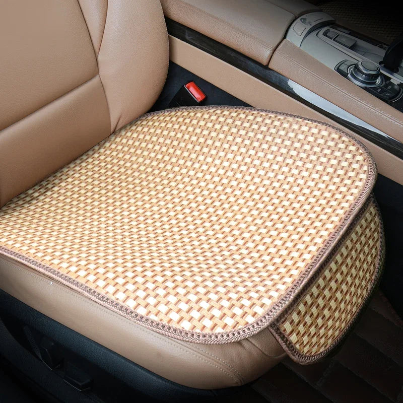 Natural Papyrus Car Seat Cushion Comfortable Breathable, Wear-resistant, Odorless  Cool  Seat Cushion Multi-occasion Use