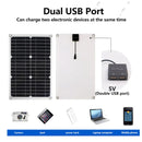 Solar Panel 1000W Kit Complete Controller 12V Safe Charge 2 USB Port Solar energy Charger for Home Camping Phone Car Yacht RV