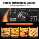 VEVOR  Electric Deep Fryer w/Dual Removable Tanks 12L 5000W Commercial Countertop  Fryer for Chicken French Fries Frying Chips