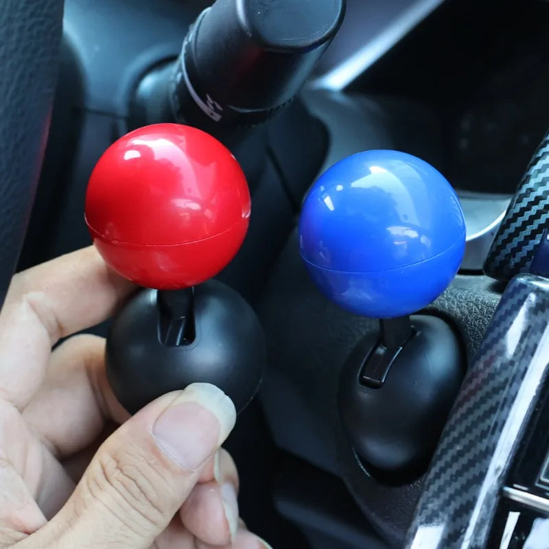 1/2Pcs Car Push Start Plastic Button For Automotive Engine Starter/Stop Button Joystick Cars Interior Decorative Accessories