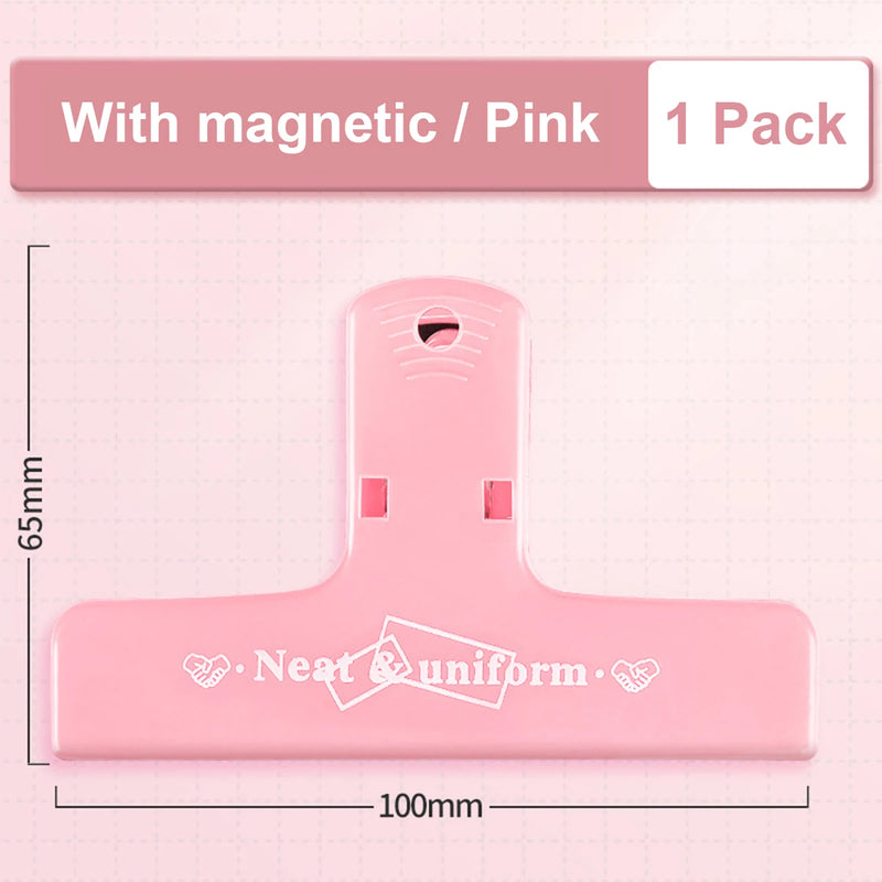 Transparent Candy Color Large Clip Ins Student File Account Hand Account Bill Binder Clip Paperclips Ofeice & School Supplies