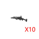 WWII Military Building Blocks Accessories Soldier Figures Weapons Box Rifle Submachine Gun AKM Shield Mini Brick Toy K003 Gift