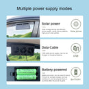 Solar Powered Car Radiator Cooling Fan with 3 Air Outlets Car Window Air Vent Fan USB Powered Auto Ventilation Fan for All Cars