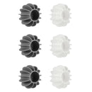 6pcs Laundry Ball Reusable Silicone Wash Ball Solid Color Dryer Balls Magic Pet Hair Remover Enhance Your Machine Cleaning Power