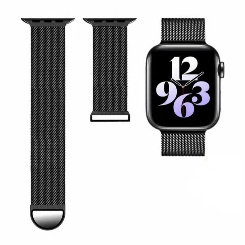 Milanese Loop Strap for Apple Watch 44mm 40mm 45mm 41mm 46mm 42mm 49mm Metal Watchband iWatch Series Ultra 10 9 8 7 6 4 SE2 Band