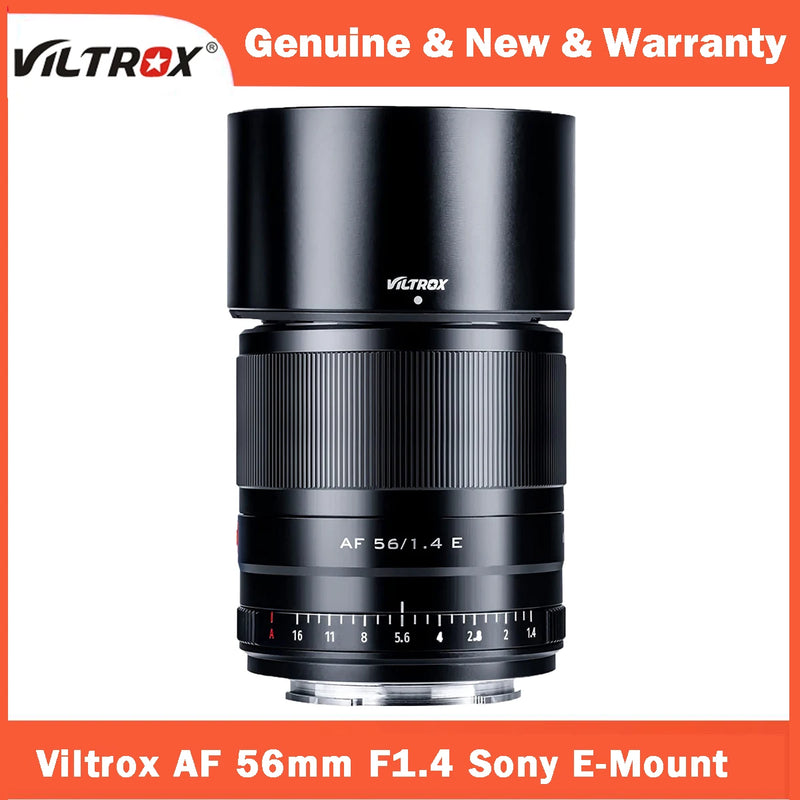 【DO BRASIL】Viltrox 13mm 23mm 33mm 56mm F1.4 Sony E Mount Ultra Wide Angle APS-C AF Lens for Sony E-Mount ZV-E10 a7 a6600