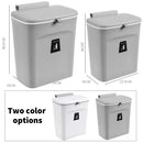 7/9L Hanging Trash Can Kitchen Trash Bin Garbage Bin Wall Mounted Bathroom Trash Can with lid Recycling Garbage Basket
