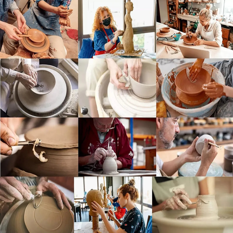6/8/11/22Pcs DIY Clay Sculpting Tools Kit Wax Pottery Ceramics Carving Tool Art Craft Clay Modeling Sculpture Carving Knife Set