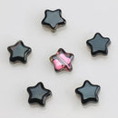 50Pcs/Lot Crystal Star Pendants 8mm Faceted Glass Loose Beads Handmade For Jewelry Diy Making Accessories Wholesale In Bulk