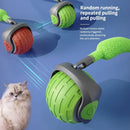 Speedy Tail 2.0 Interactive Cat Toy Rechargeable Smart Electric Rolling Ball with 2 Modes Automatic Simulated Tail for Cats