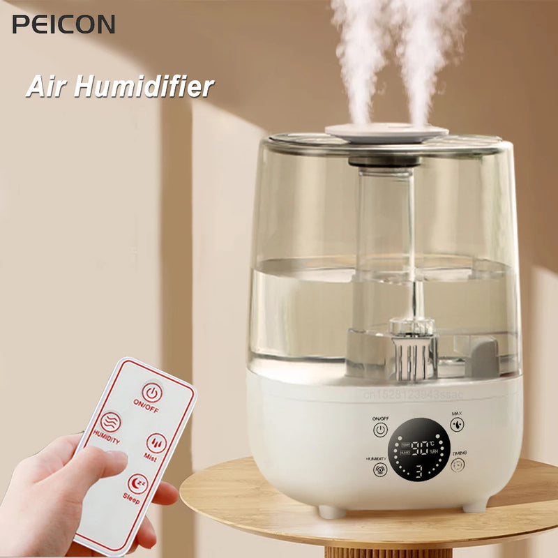 Air Humidifier Aromatherapy Essential Oils Diffuser 3/4L Smart Remote Control Air Purifier for Bedroom 2 Water Mist Humidifier