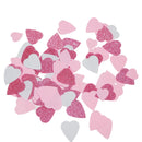 15G Glitter Heart Confetti Pink White Dining Table Confetti Birthday Wedding Table Scattered Diy Decorations Baby Shower