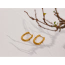 Yhpup Stainless Steel Geometric CZ Huggie Earrings High Quality Cubic Zirconia Fashion Hoop Earring for Women Jewelry Gift New